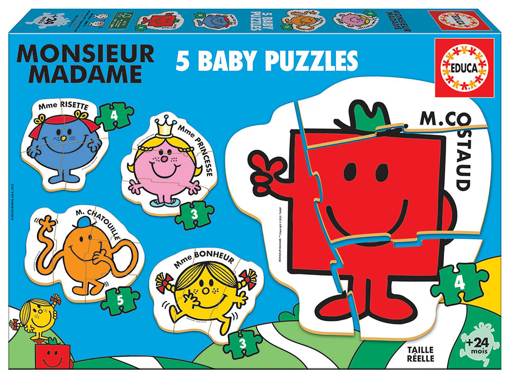 Casse-têtes progressif - Monsieur Madame