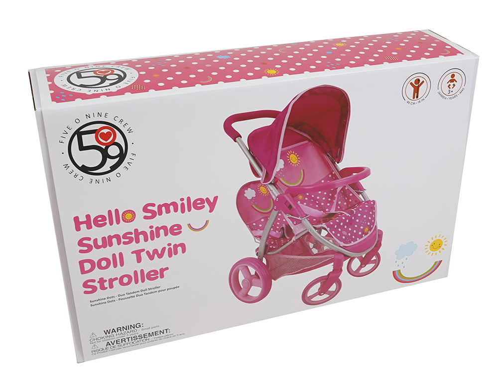 Poussette Duo Tandem pour poupée