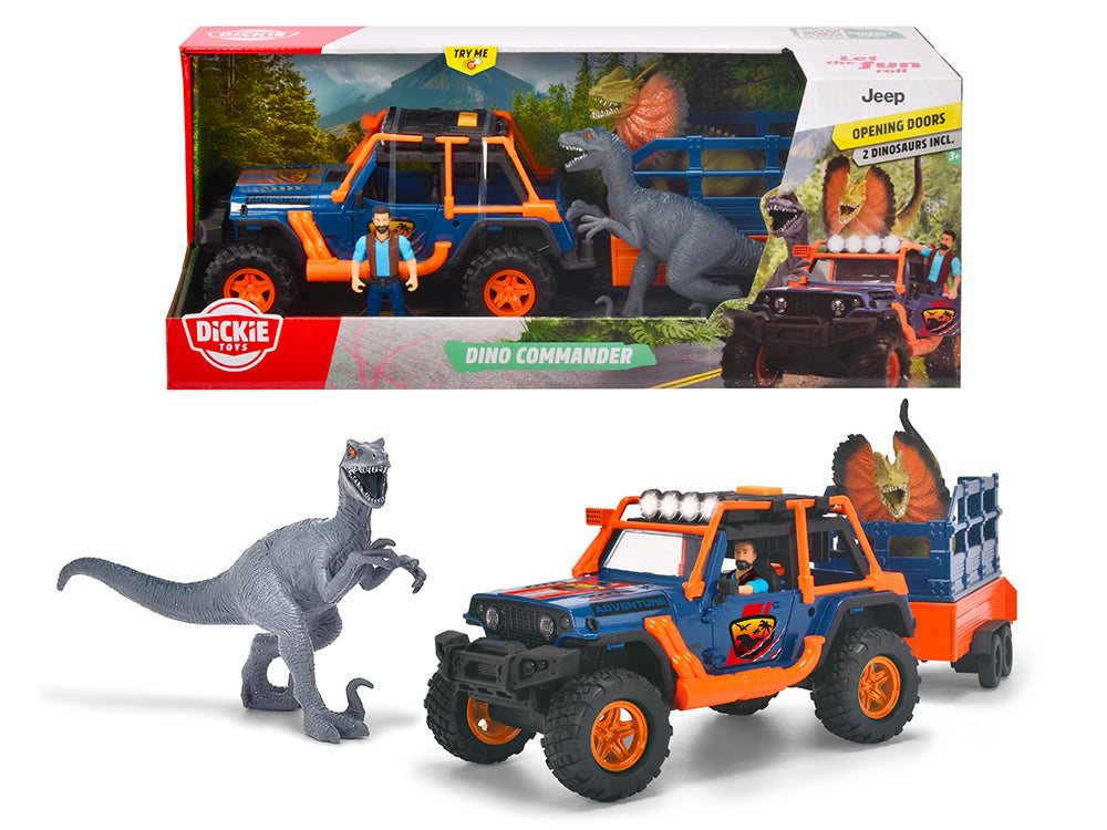 Dickie - Dino Commander Sons et lumières 40 cm