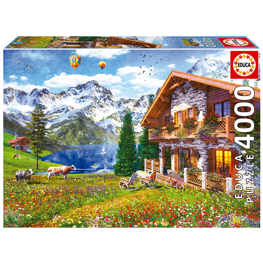 Casse-tête 4000 pièces - Chalet Alpin