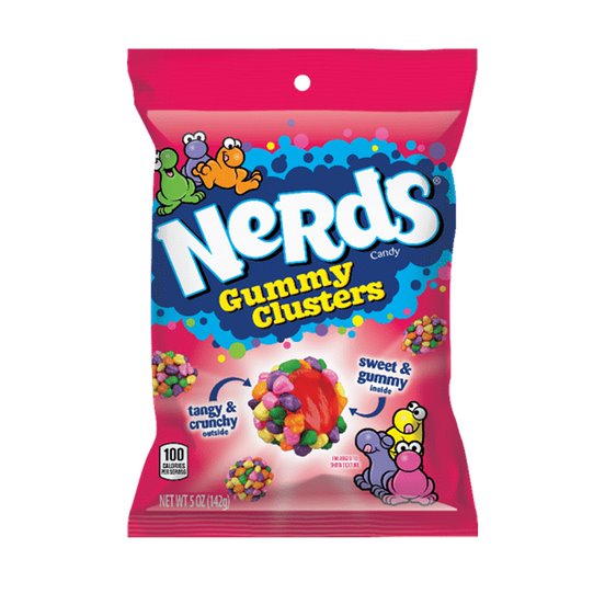 Nerds gummy clusters bag 142g