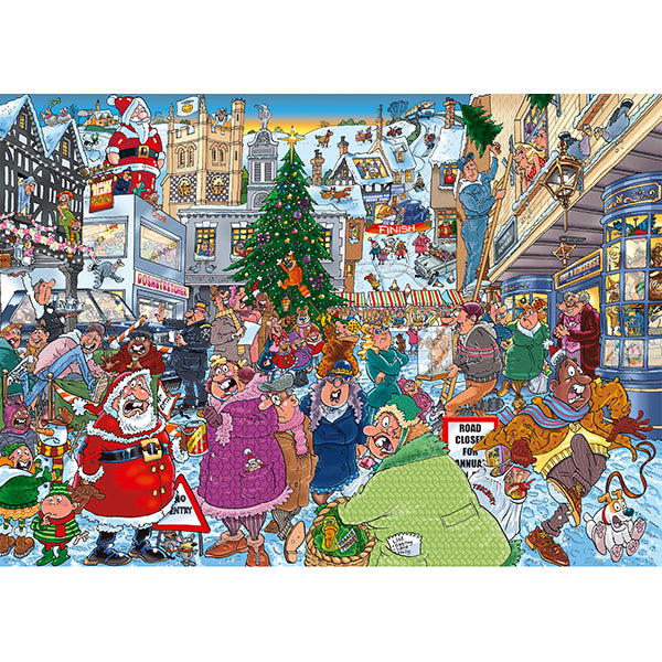 Wasgij #19, La course du père Noël!