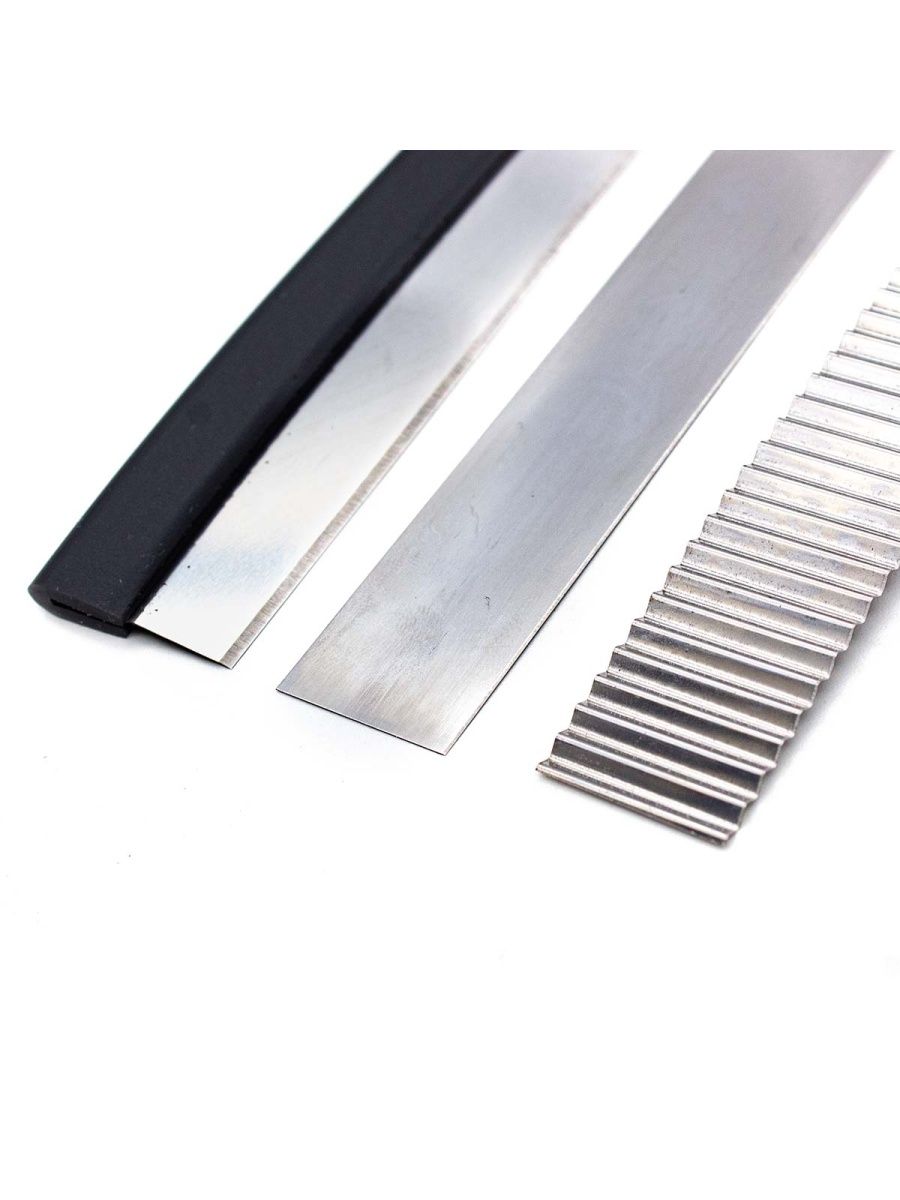 Jeux de 3 lames (flexible, rigide et ondulée)