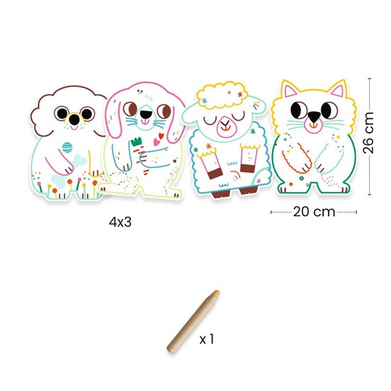 Colouring / Domestic animals