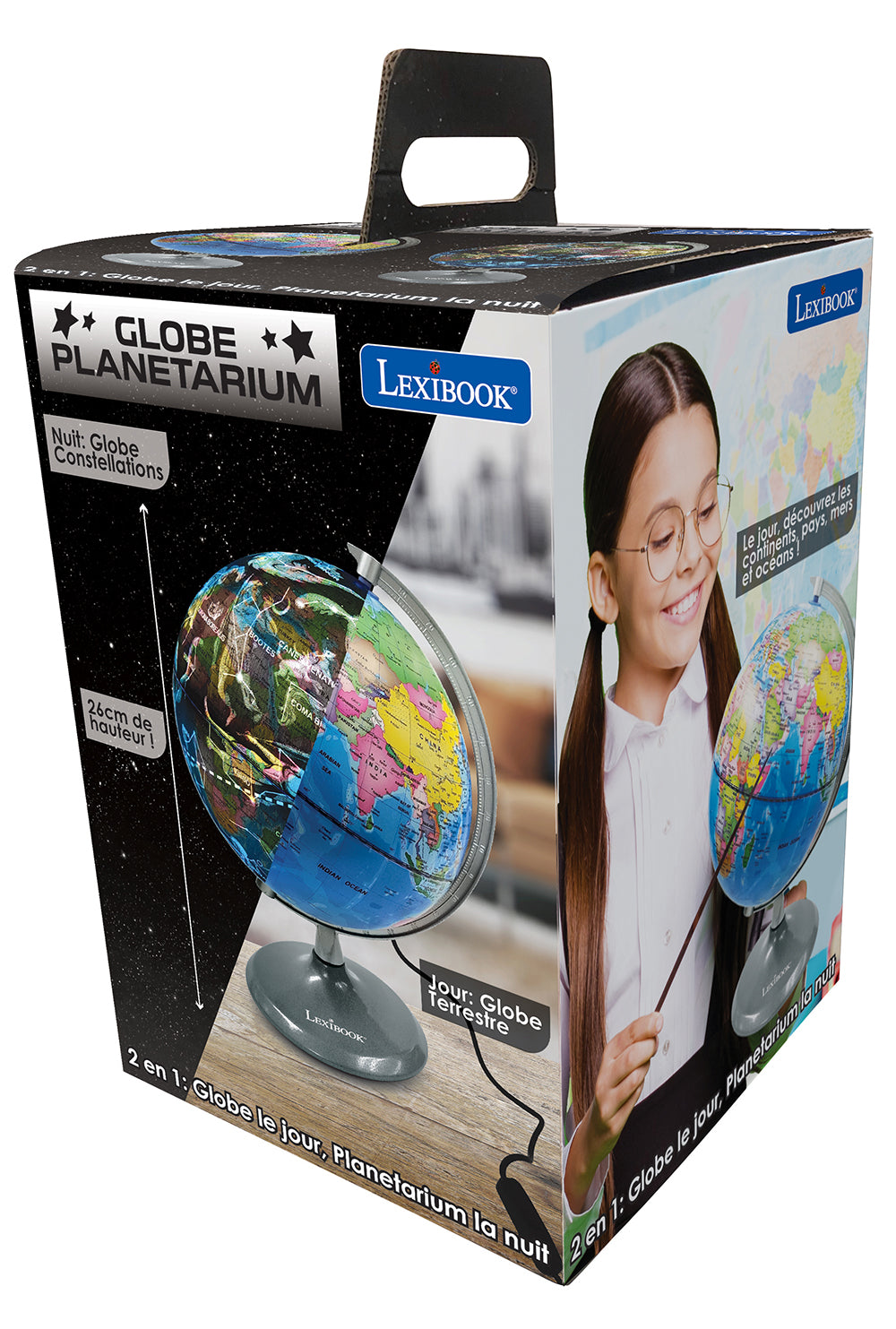 Globe terrestre 2 en 1 en français