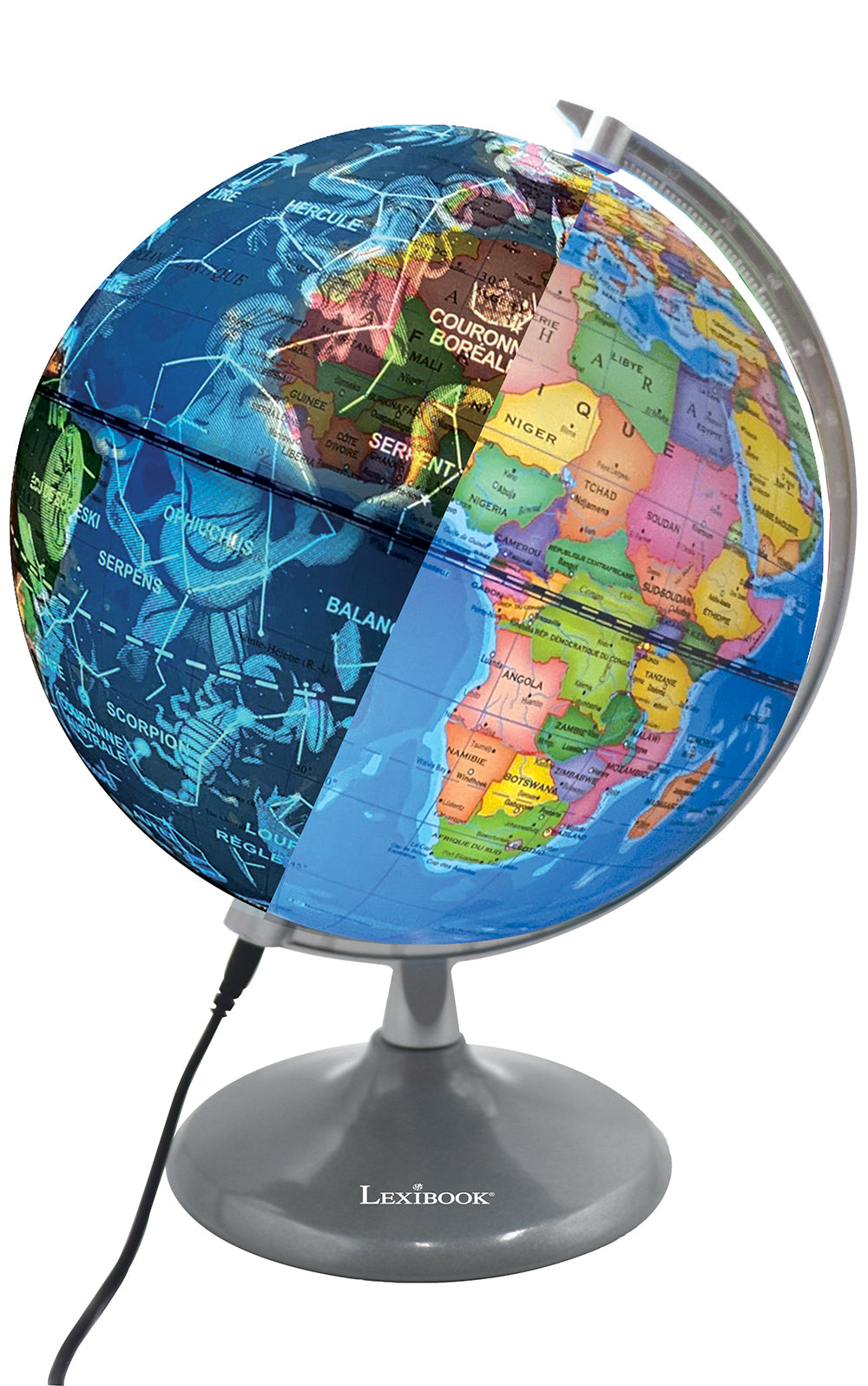 Globe terrestre 2 en 1 en français