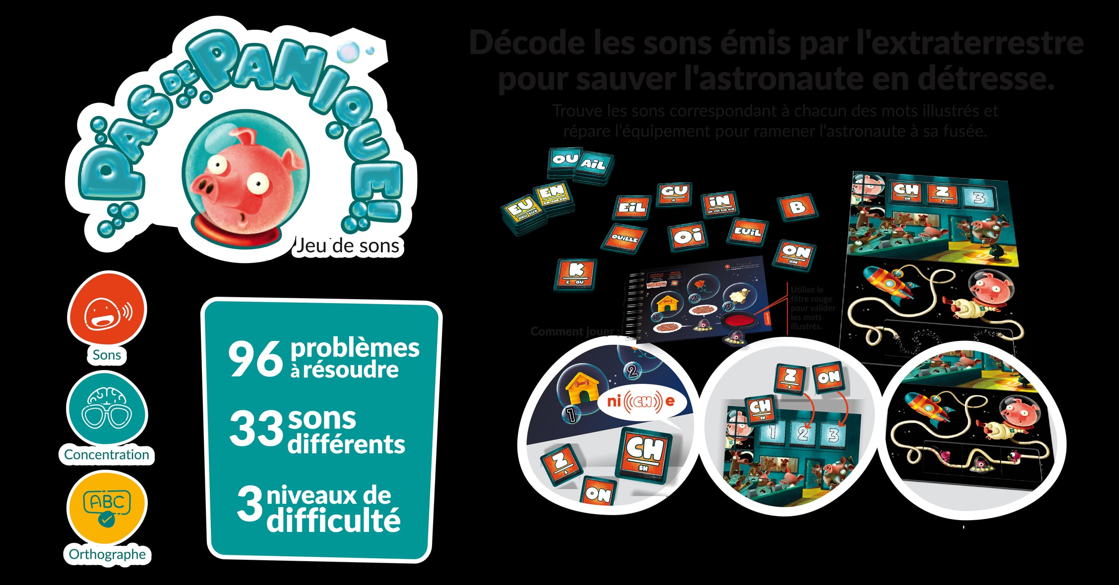 Pas de panique - jeu de sons