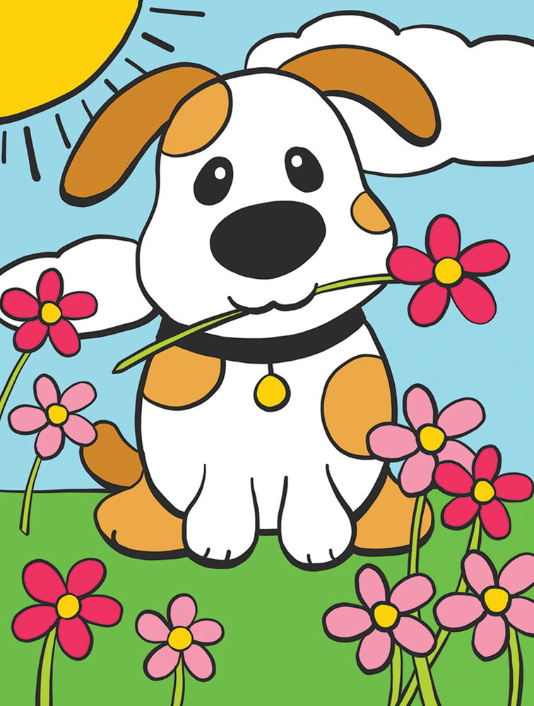 Ma première peinture à numéro Chiot