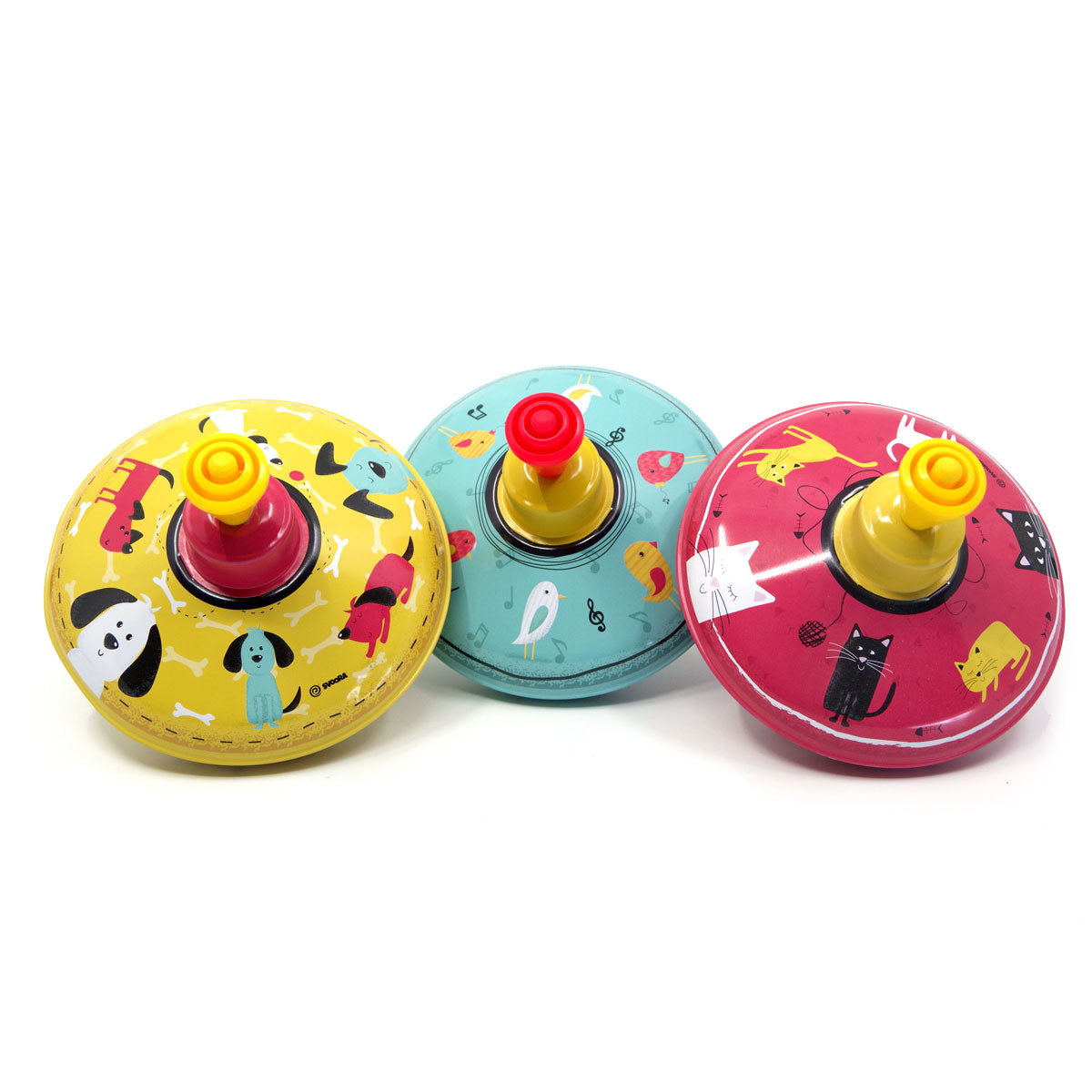 Toupie animaux assorties