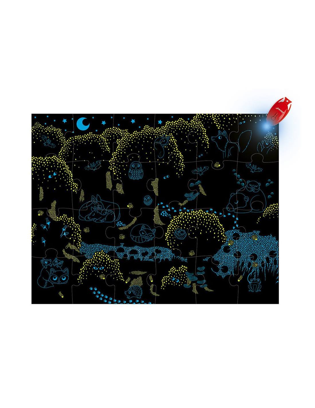 Puzzle lampe magique - Forêt