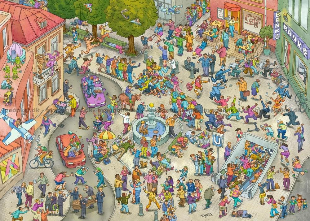 Heye Mobile Zombies, 1000 pièces