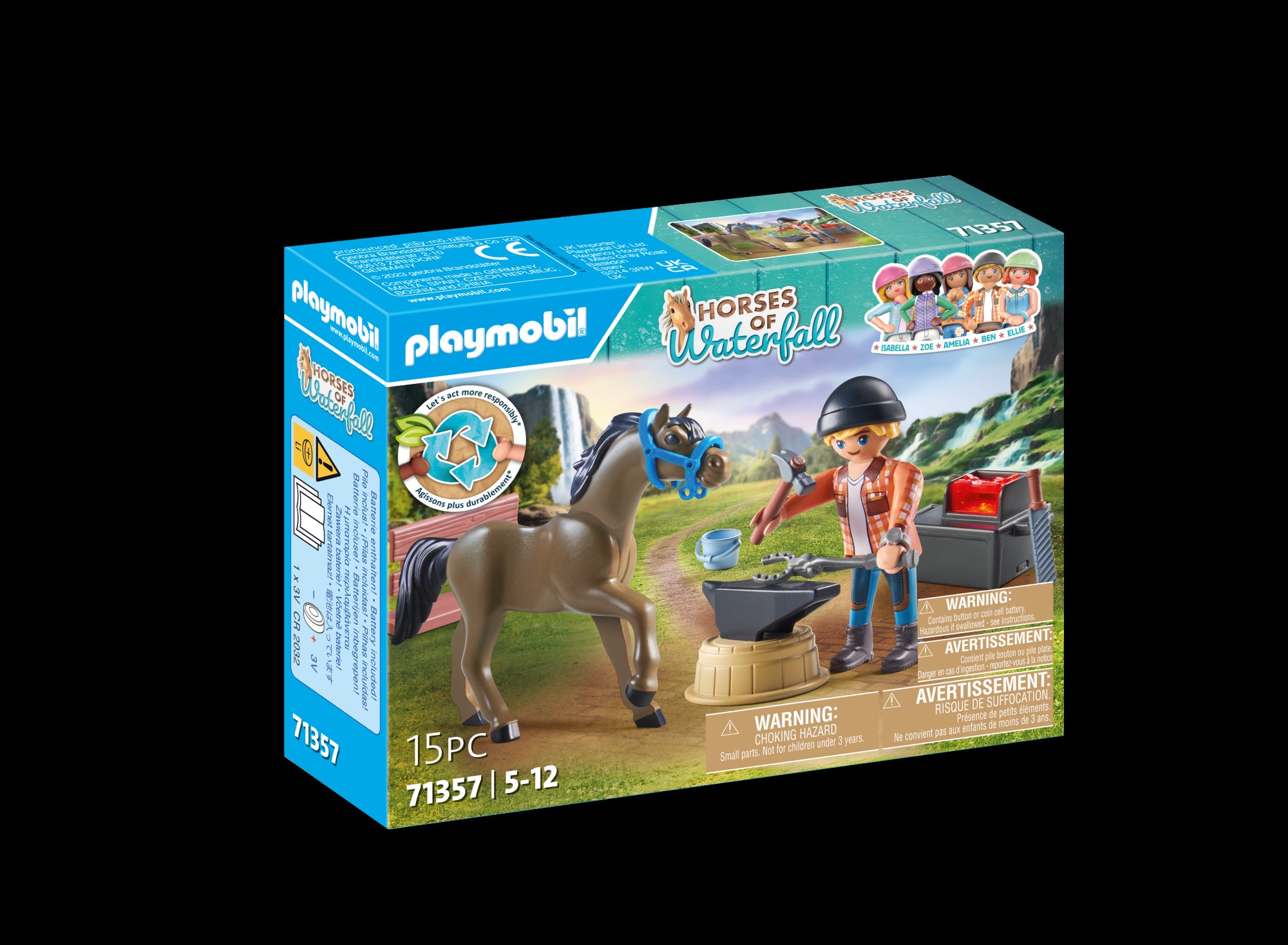 Maréchal-ferrant Ben et Achilles