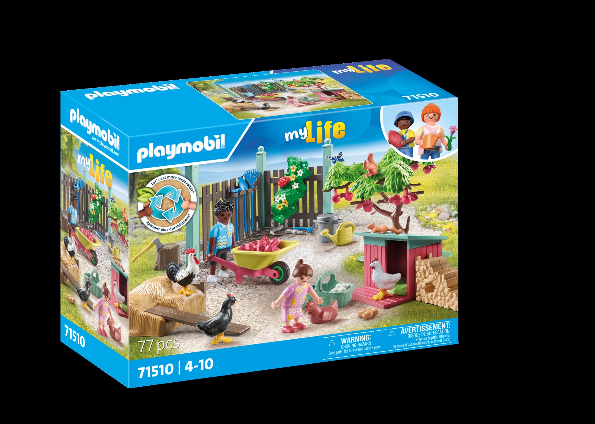 Poulailler et jardin