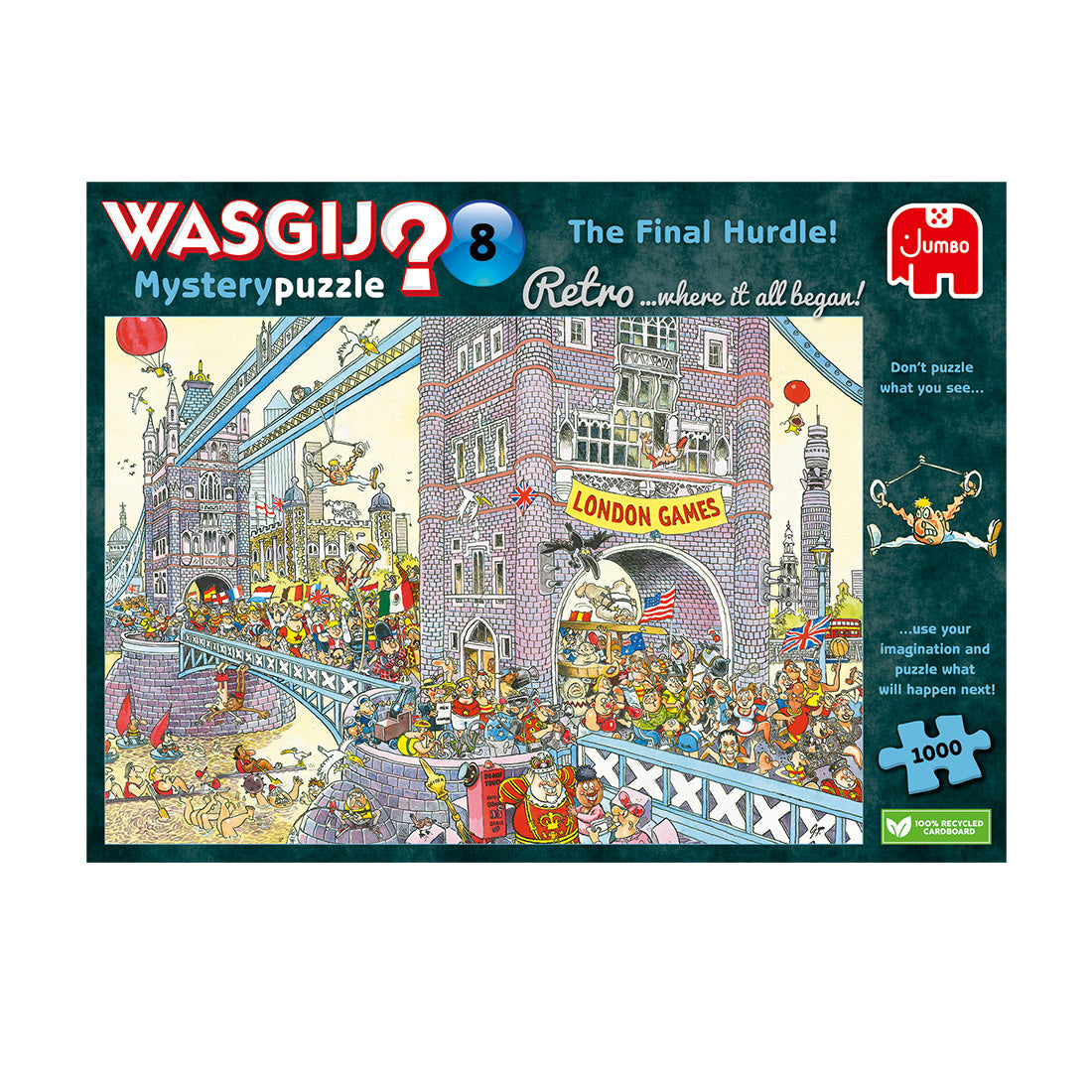 Wasgij Retro Mystery 8 Le dernier obstacle, 1000