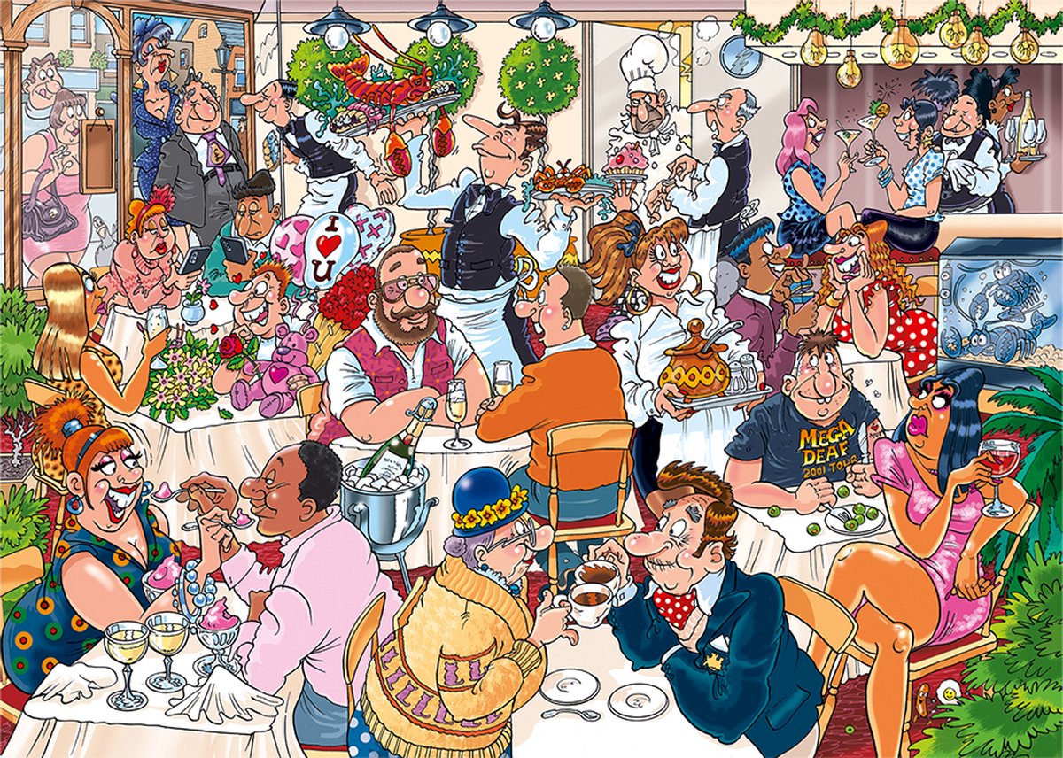 Wasgij Mystery 26 Soirée en amoureux, 1000 pièces