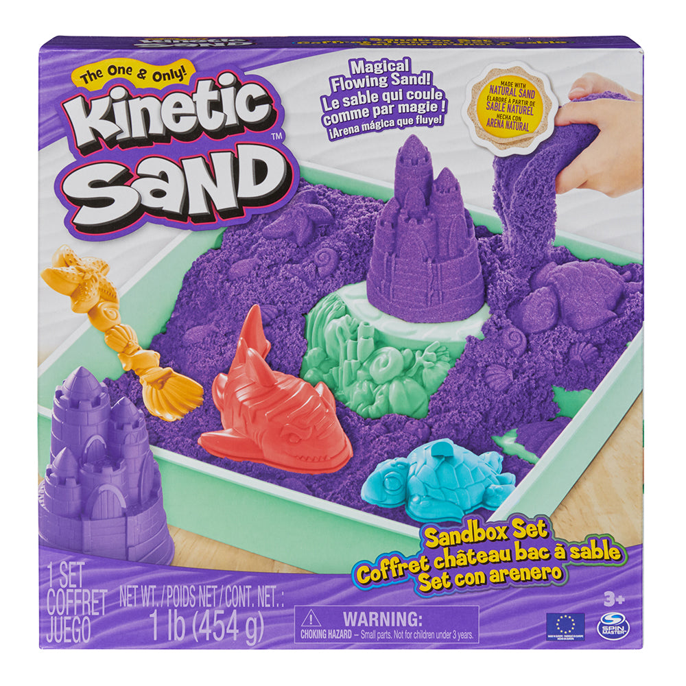 Kinetic Sand , Coffret Sandisfactory Avec 907 G De Coloré Et Noir, Comprenant Plus De 10 Outils, Élaboré À Partir De Sab à Prix