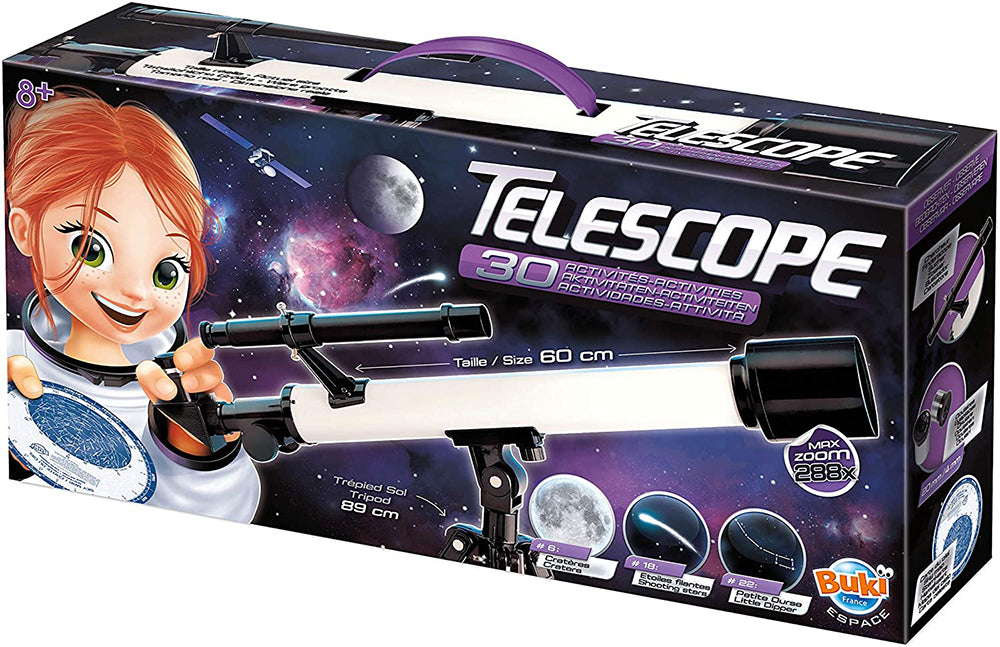 Buki France Espace - Télescope 50mm 30 activités