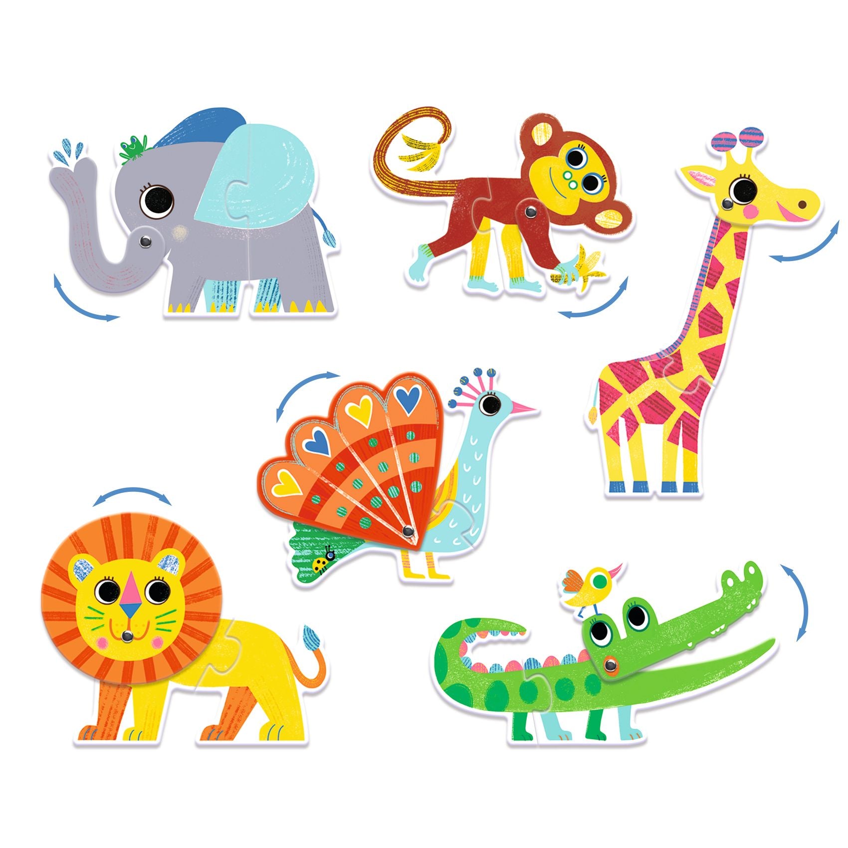 Puzzle duo - Articulo Animaux
