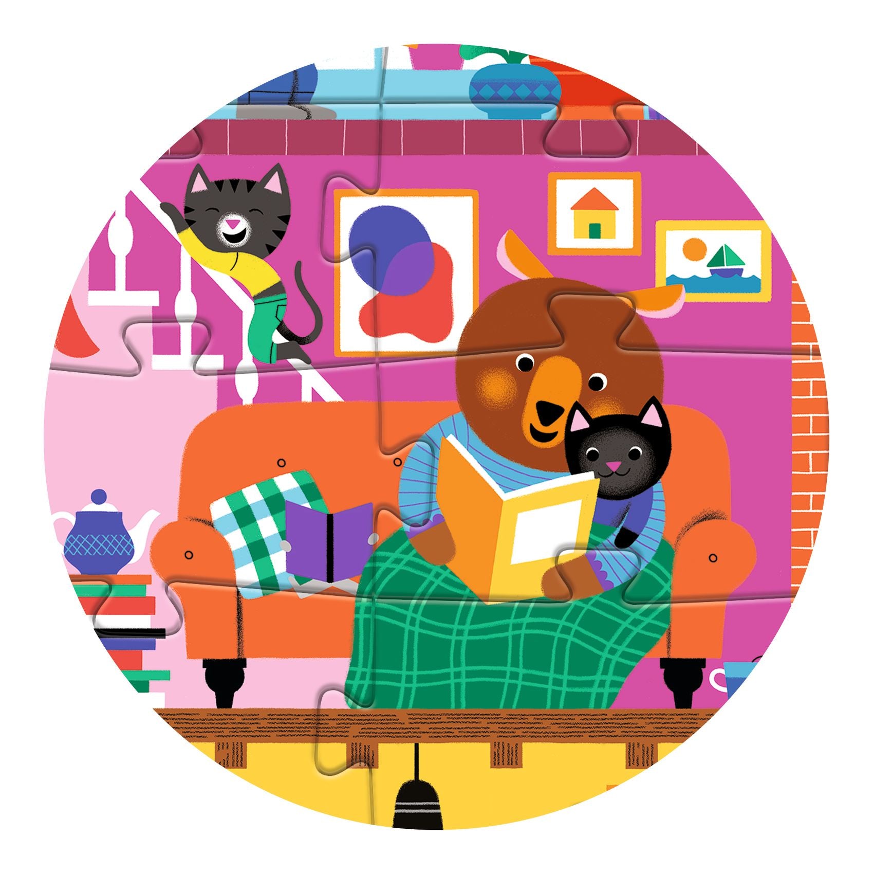 Giant puzzle / The Little Buddies' House / 36 pcs