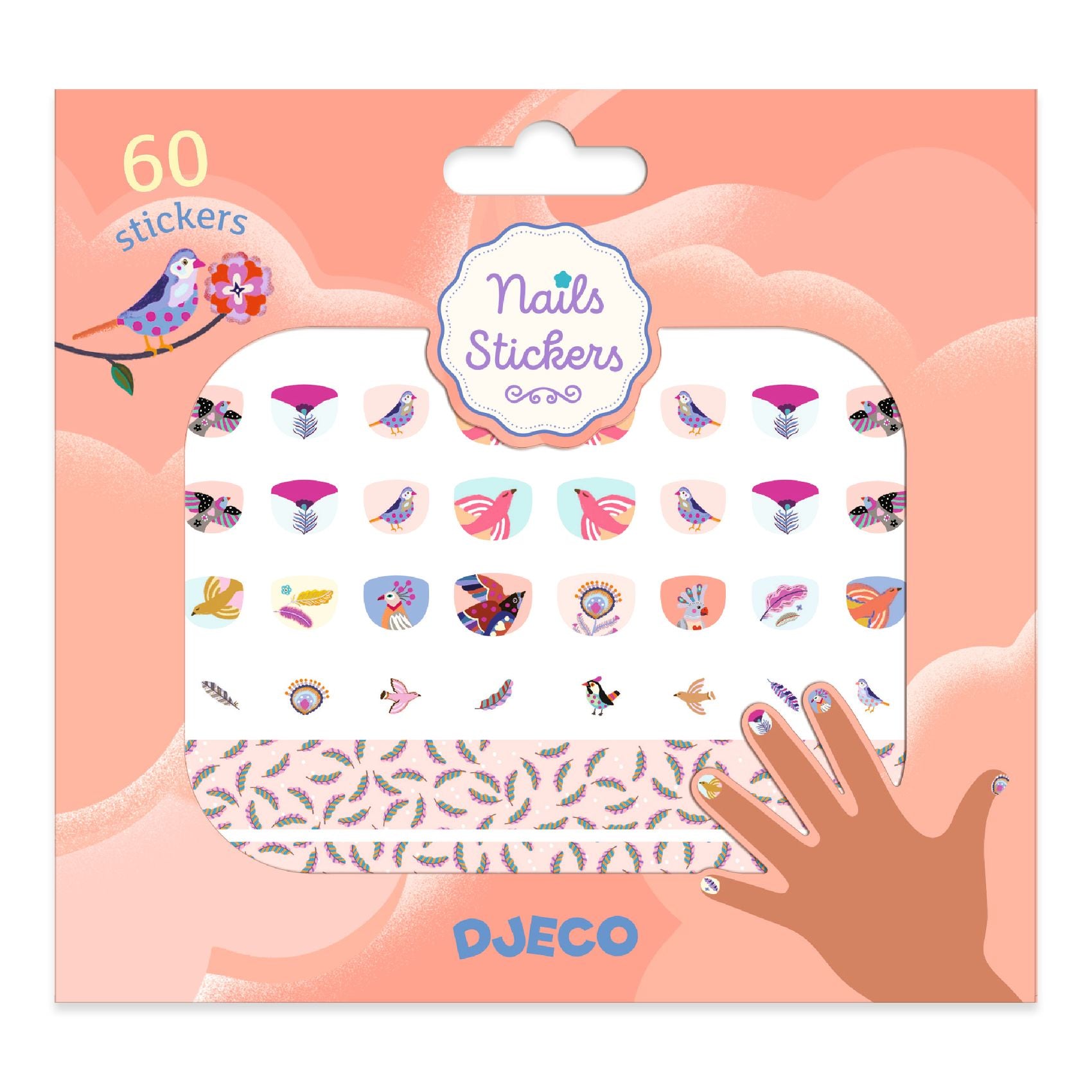 Collants à ongles Plumes