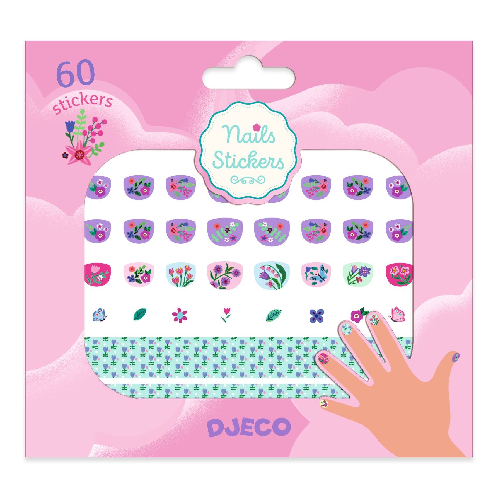 Collants à ongles Petite fleur