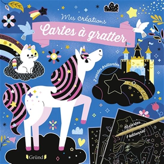 Licornes et chevaux magiques Cartes à gratter