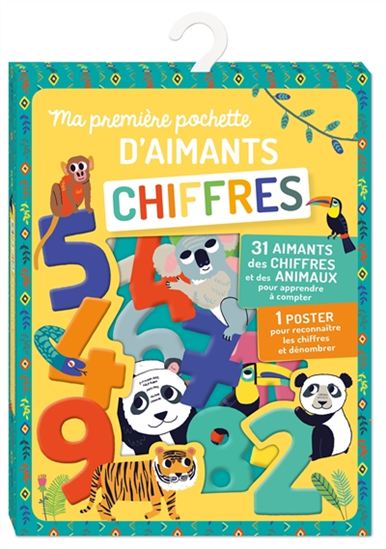 Chiffres Ma première pochette d'aimants