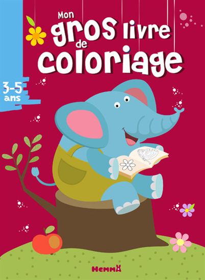 Mon gros livre de coloriage Éléphant