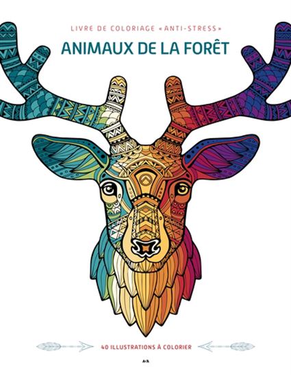 Animaux de la forêt Livre de coloriage anti-stress