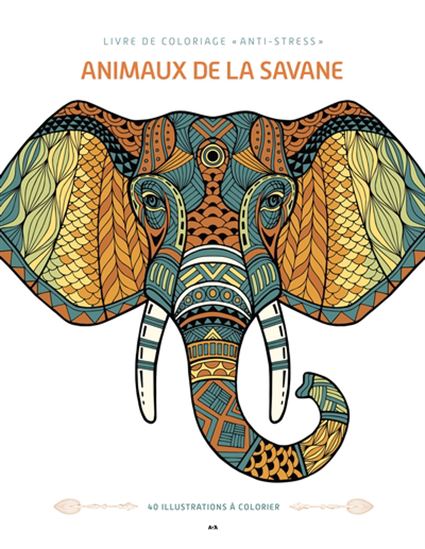 Animaux de la savane Livre de coloriage