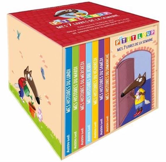 Coffret P'tit Loup Mes 7 livres de la semaine
