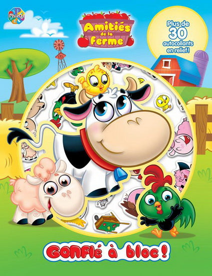 Amitiés de la ferme Autocollants Gonflé à bloc