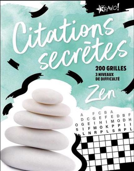 Citations secrètes zen 200 grilles
