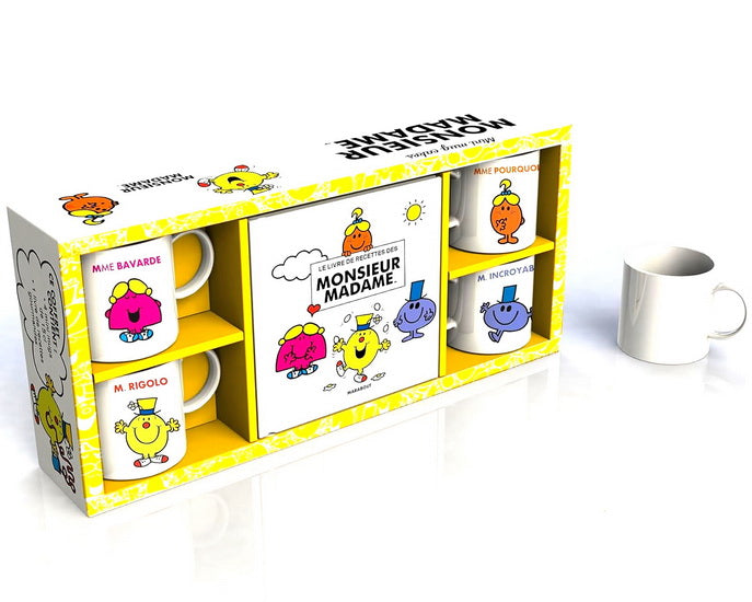 Coffret Le livre de recettes des Monsieur Madame