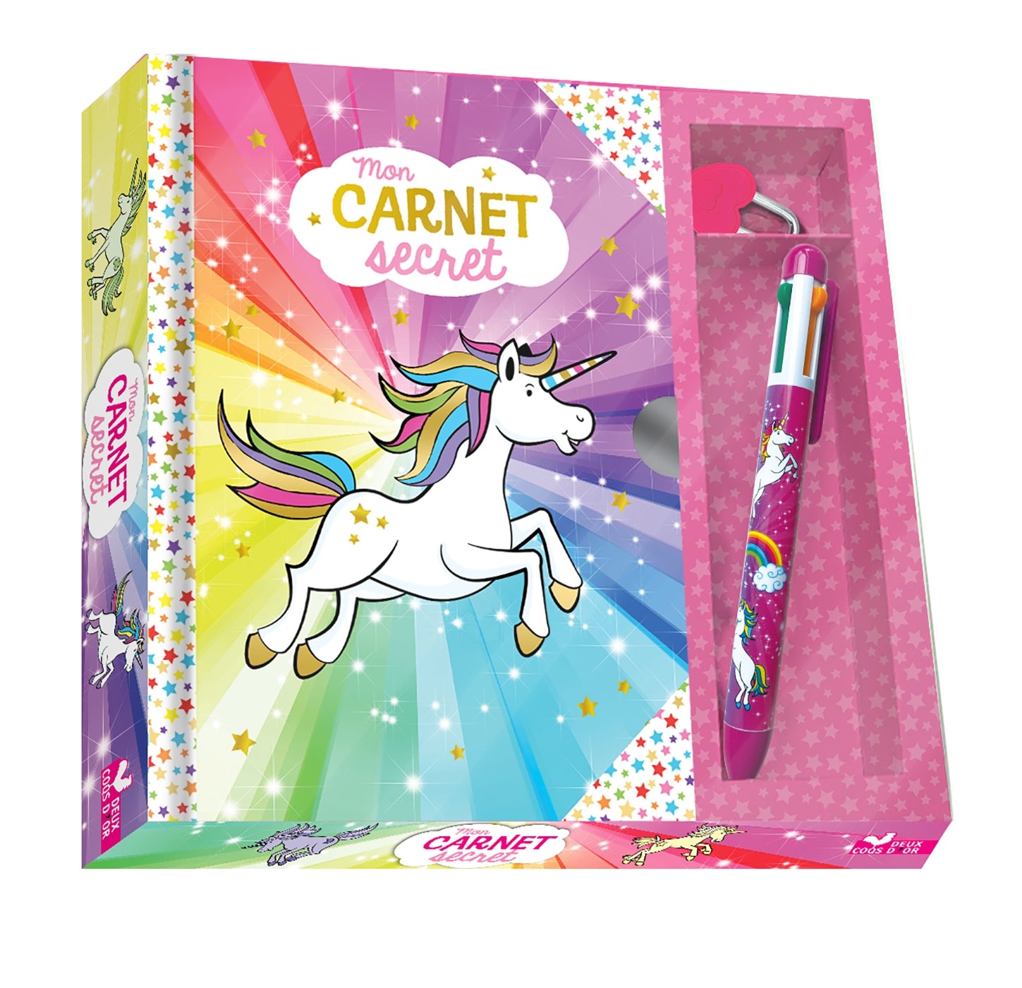 Coffret Mon carnet secret Licorne