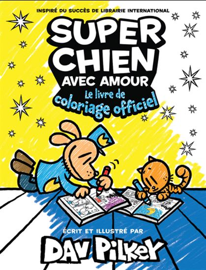Super Chien avec amour Livre de coloriage officiel