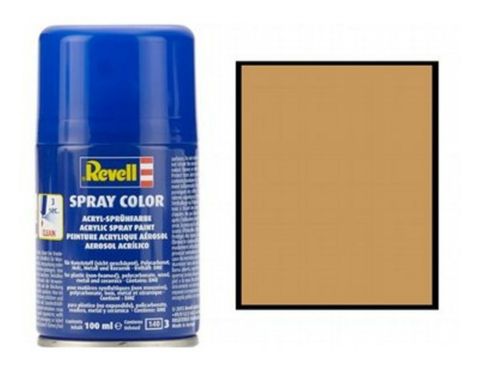Peinture en spray Revell 100ml Brun ocre mat