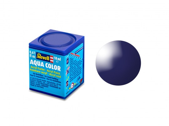 Pot de peinture Revell 18ml Bleu nuit brillant