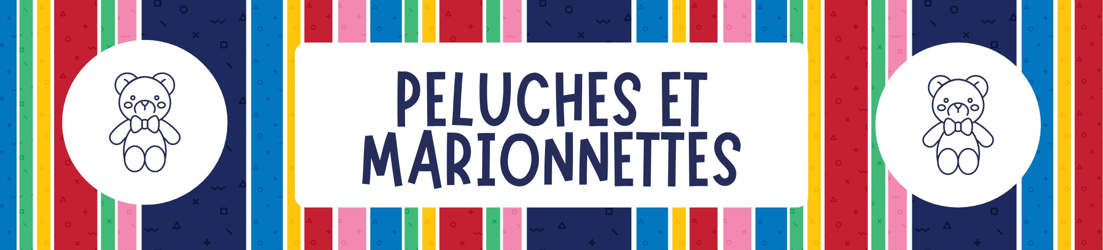 Peluches et marionnettes