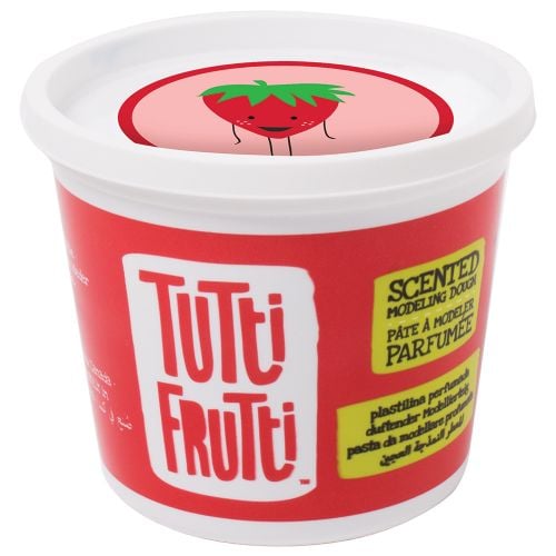 Pâte à modeler scintillante -  pot de 100g Fraise