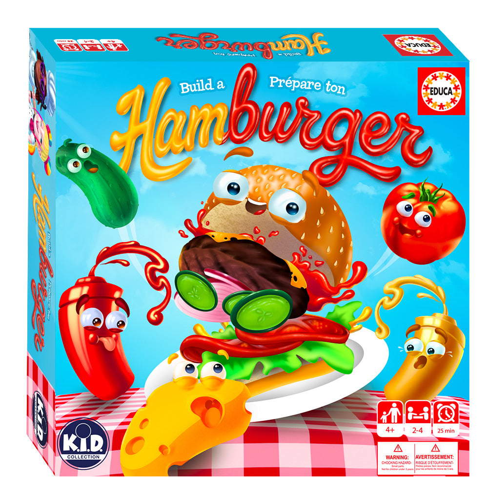 Jeu Prépare ton hamburger