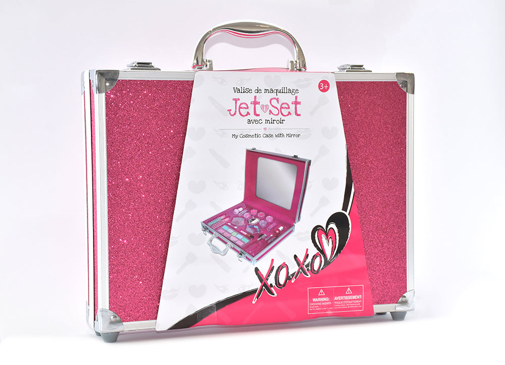 Coffret de maquillage jet-set avec miroir