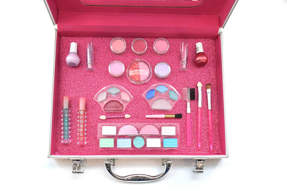 Coffret de maquillage jet-set avec miroir