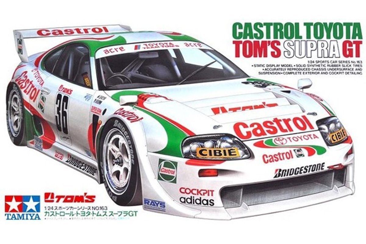 MC Tamiya Castrol Toyota Tom's Supra GT