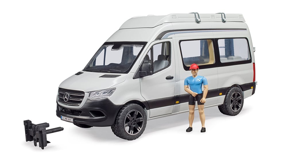 Campeur Sprinter avec conducteur et accessoires