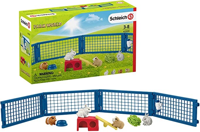 Enclos à lapins et cochons d'Inde