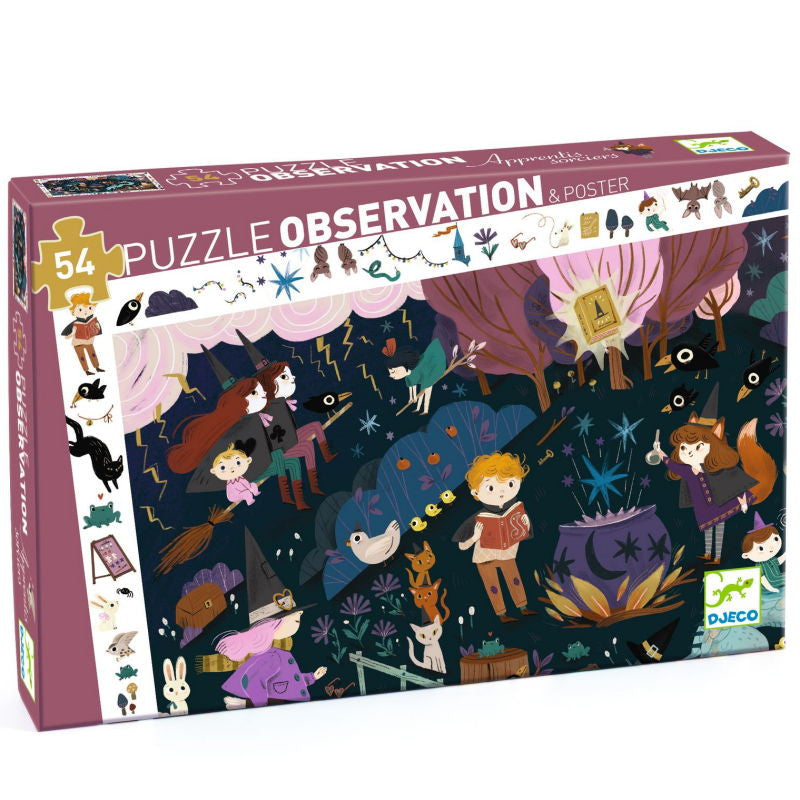 Puzzle d'observation 54 pièces Apprentis sorciers