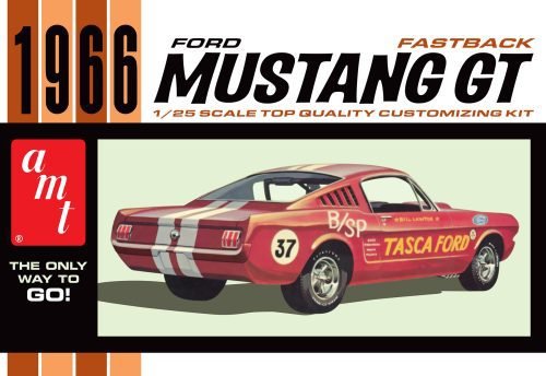 Modèle à coller 66 Mustang Fastback 2+2 1/25