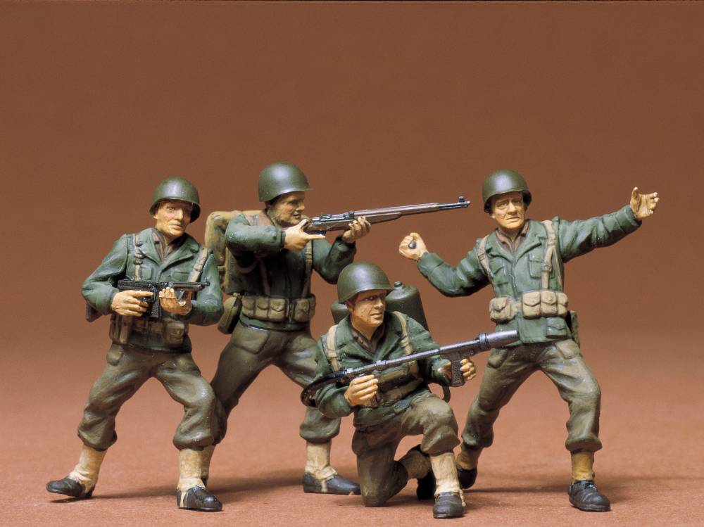 Modèle à coller infanterie armée américaine 1/35