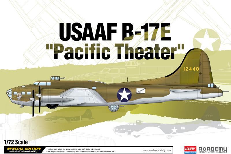 Modèle à coller usaaf b-17e ''pacific theater 1/72